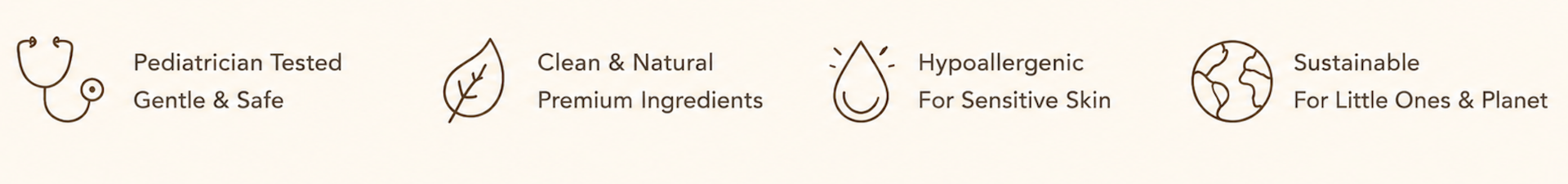 Pediatrician Tested & Gentle, Clean & Natural Premium Ingredients, Hypoallergenic for Sensitive Skin, Sustainable for Little Ones & Planet